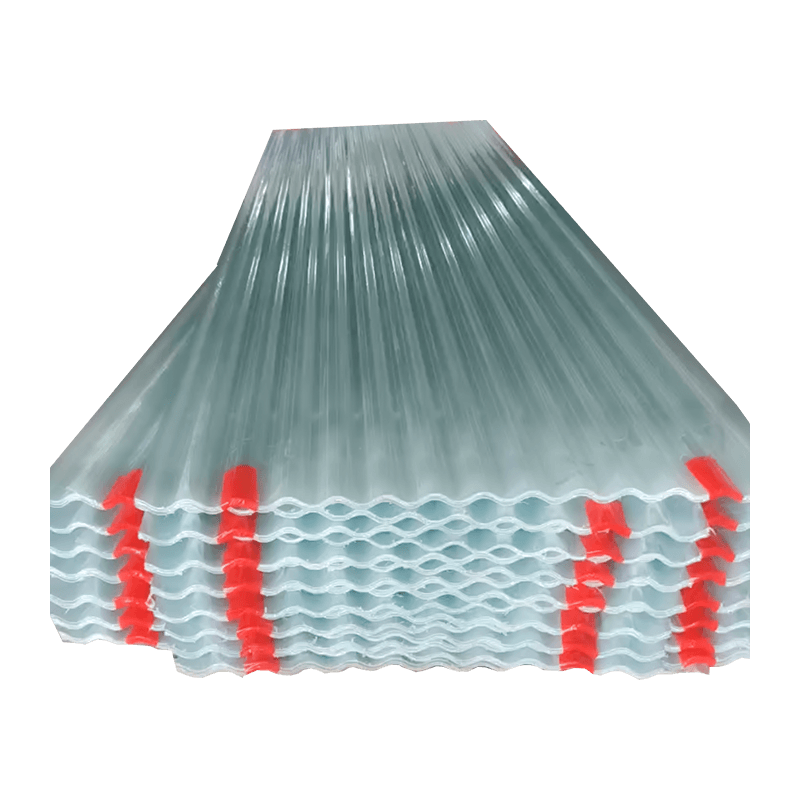 890mm Maliit na Round Wave Fiberglass Transparent Tile